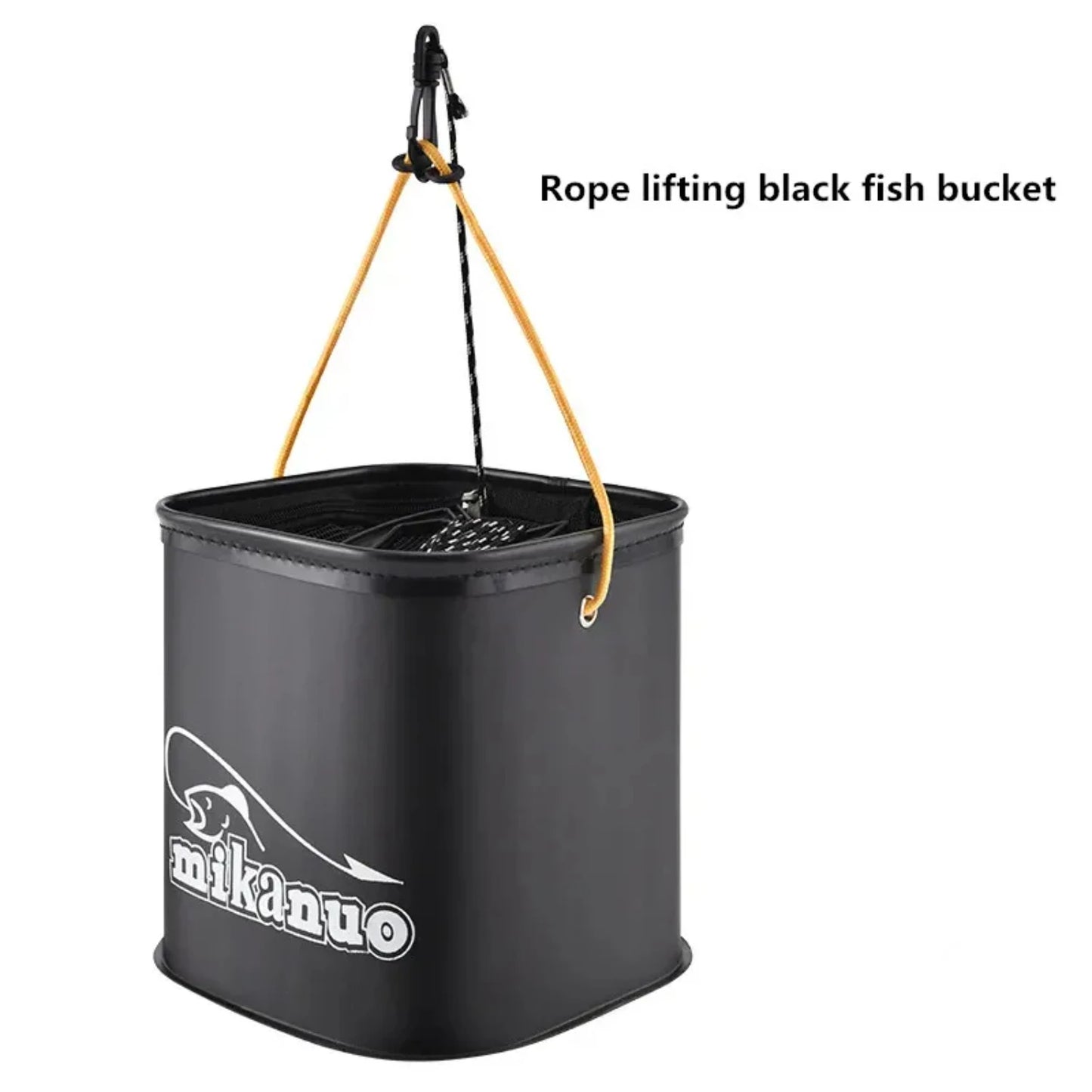 Outdoor fishing bucket foldable