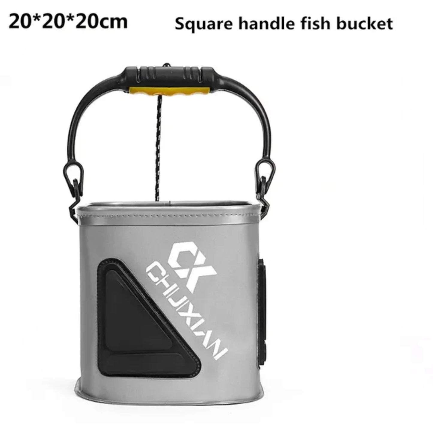 Outdoor fishing bucket foldable
