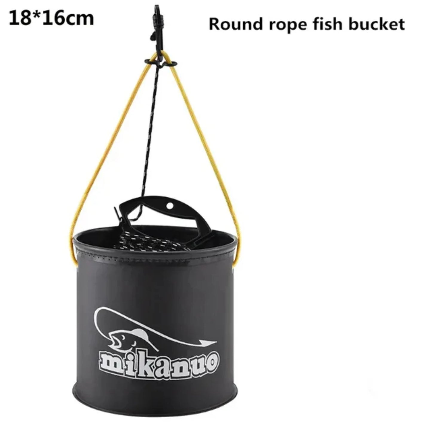 Outdoor fishing bucket foldable