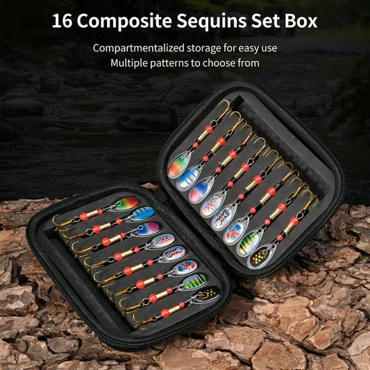 16pcs/set Jigging Spinner Baits