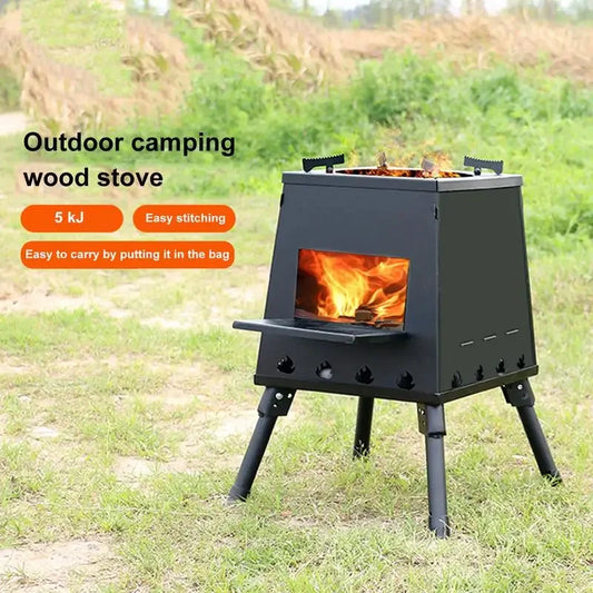 Camping Wood Stove Portable Foldable