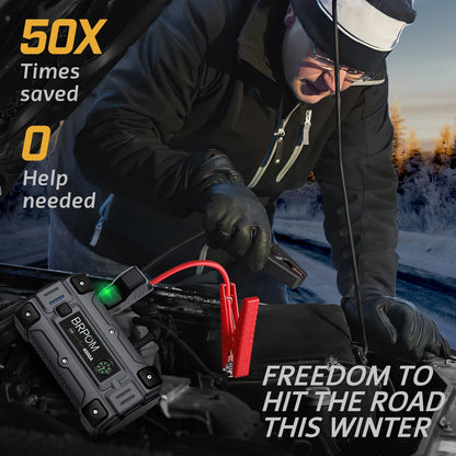 5000A Peak 26800mAh Car Jump Starter Auto Booster Battery Charger Jumper Box with Fast Charger Smart Jumper