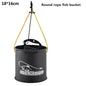 Outdoor fishing bucket foldable